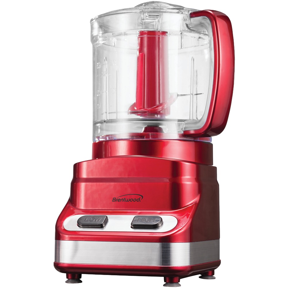 Brentwood Appliances BTWFP548  3-Cup Mini Food Processor (Red)