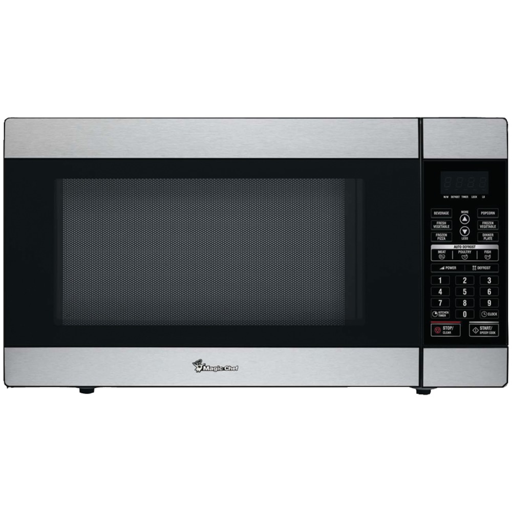 Magic Chef MCD1811ST 1.8 Cubic-ft, 1,100-Watt Stainless Steel Microwave with Digital Touch