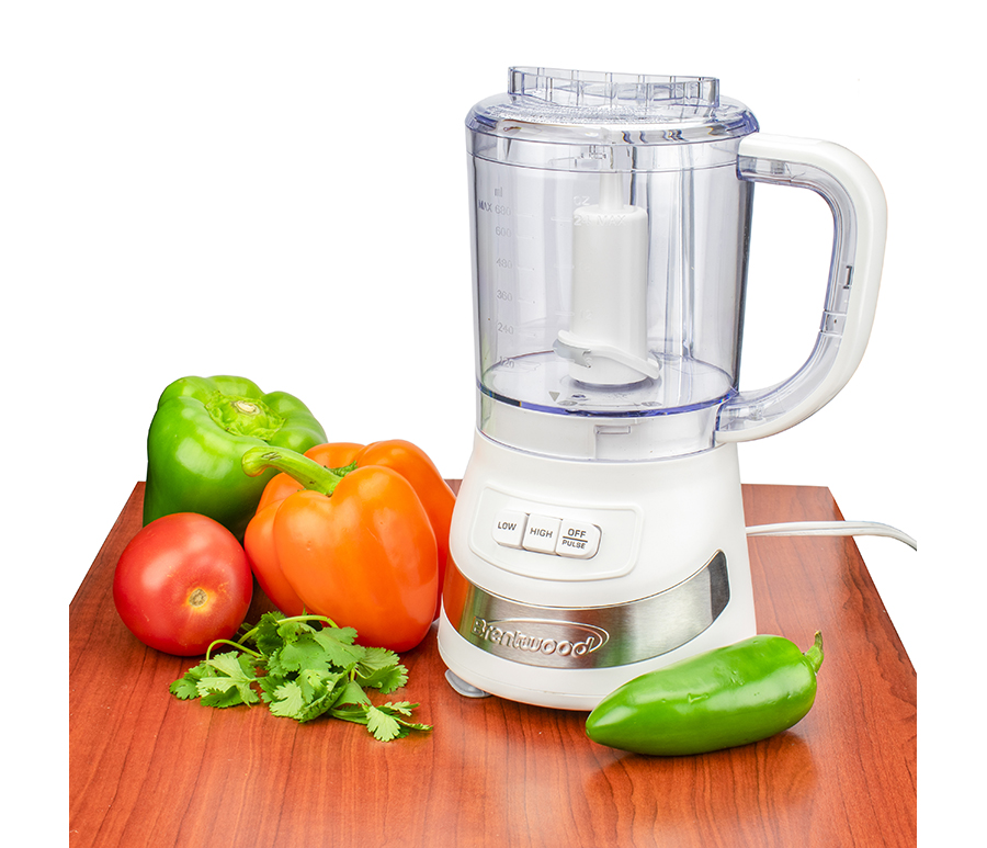 Brentwood Appliances BTWFP549W 3-Cup Food Processor (White)