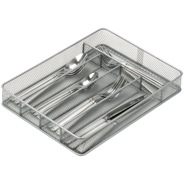 5-Compartment Steel Mesh Cutlery Tray KCH-02154
