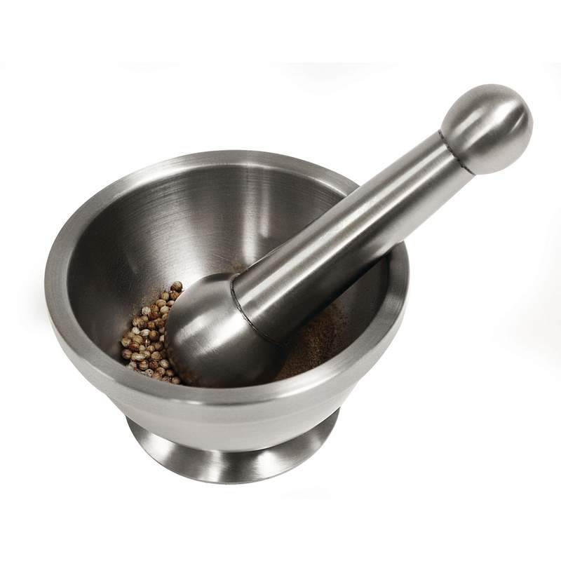 Maxam® Stainless Steel Mortar and Pestle