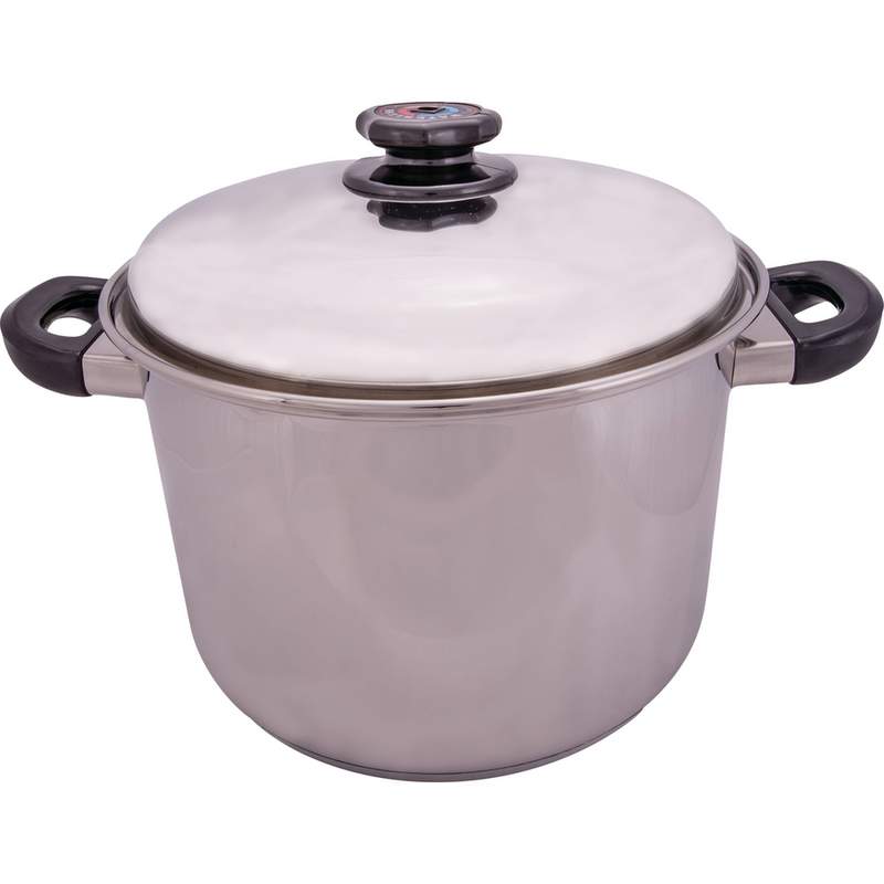 Steam Control&trade; 12qt 12-Element T304 Stainless Steel Stockpot
