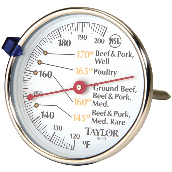 Taylor Precision Products 5939N Meat Dial Thermometer