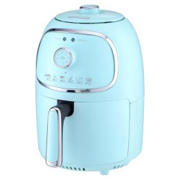 Brentwood Appliances AF-202BL 2-Quart 1,200-Watt Electric Air Fryer with Timer and Temperature Control (Blue)