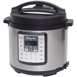 Magic Chef  6-Quart 7-in-1 Stainless Steel Multicooker