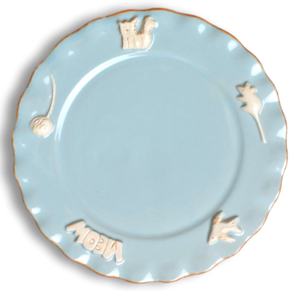 Cat Whisker Plate - Sky Blue