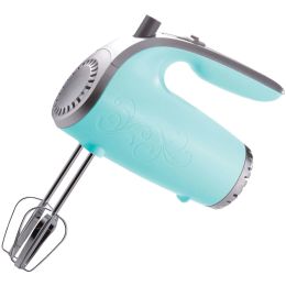 Brentwood Appliances Lightweight 5 Speed Electric Hand Mixer (Color: Blue)