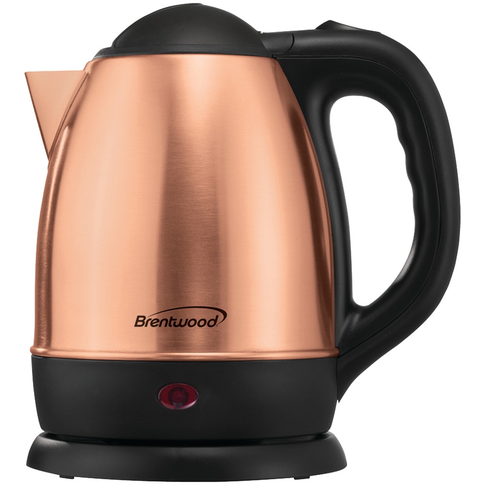Brentwood Appliances Stainless Steel Cordless Electric Kettle (Color: Rose Gold-1.2 Liter)