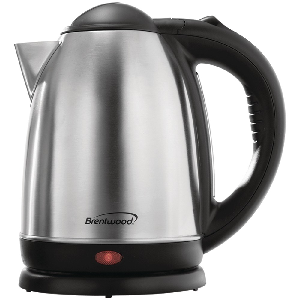 Brentwood Appliances Stainless Steel Cordless Electric Kettle (Color: Brushed Stainless Steel-1.7 Liter)