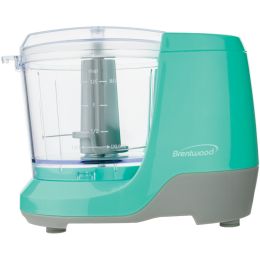 Brentwood 1.5 Cup Mini Food Chopper (Color: Blue)