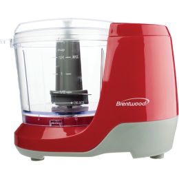 Brentwood Appliances 1.5 Cup Mini Food Chopper (Color: Red)