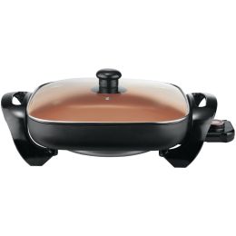 Brentwood Appliances Nonstick 12 Inch Electric Skillet (Color: Copper)