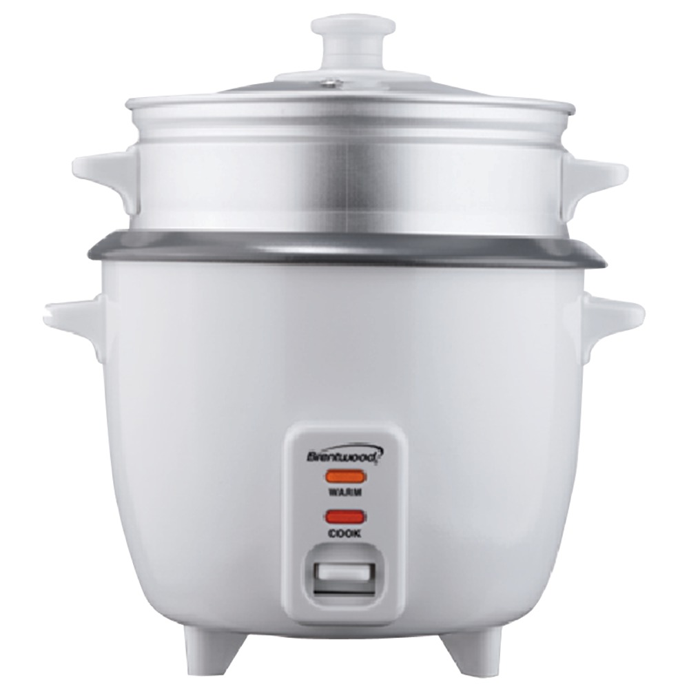 Brentwood Appliances Rice Cooker with Steamer 700 Watts) (size: 10 Cups)