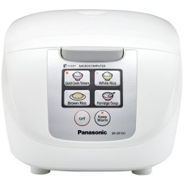 Panasonic Fuzzy Logic White Rice Cooker (size: 5 cup)