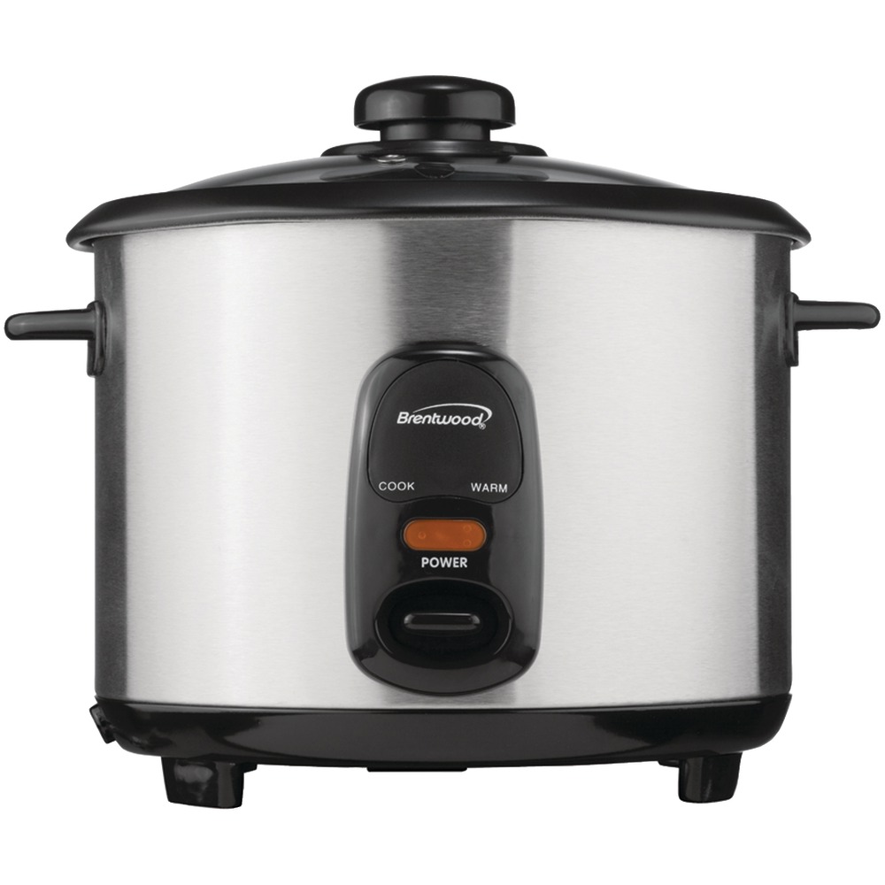 Brentwood Appliances Stainless Steel Rice Cooker (size: 5 cup)