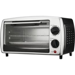 Brentwood Appliances 4 Slice Toaster Oven and Broiler (Color: Black)