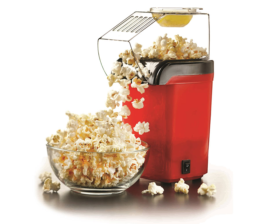 Brentwood Appliances 8 Cup Hot Air Popcorn Maker (Color: Red)