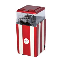 Brentwood Appliances Classic Striped Hot Air Popcorn Maker 8 Cup (Color: Red & White)