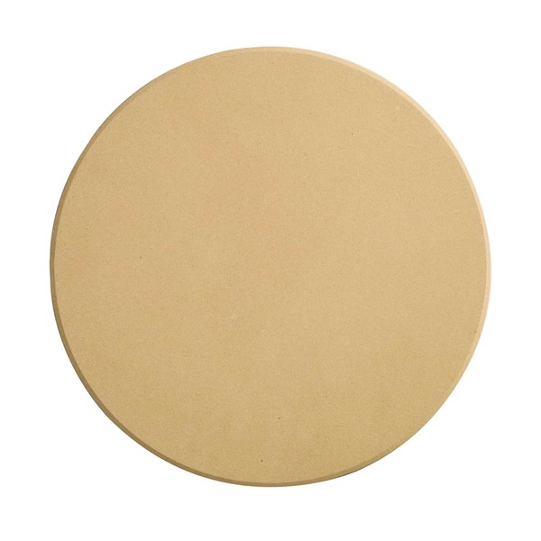 Honey-Can-Do Beige Round Clay Pizza Stone (size: 14 Inches)