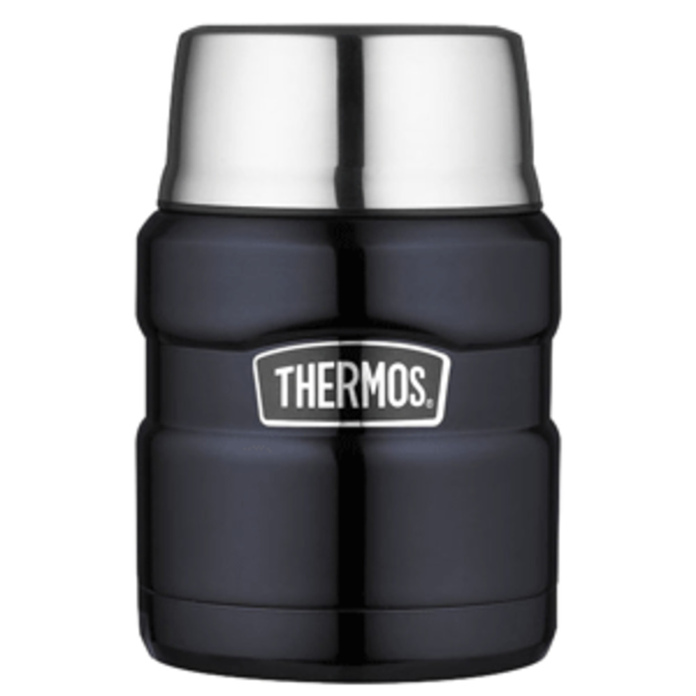Thermos Stainless King Vacuum Insulated Stainless Steel Food Jar 16 Ounce (Color: Midnight Blue)