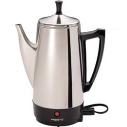 Presto Stainless Steel Coffee Percolator (size: 12 Cup)