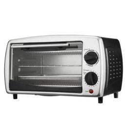 Brentwood Toaster Oven 700w 4 Slice (Color: Black)