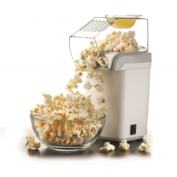 Brentwood Hot Air Popcorn Maker 8 Cup (Color: White)