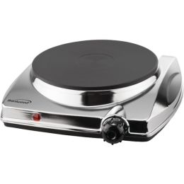 Brentwood Appliances Stainless Steel 1,000-Watt Electric Single-Burner Hot Plate (Color: Stainless Steel)